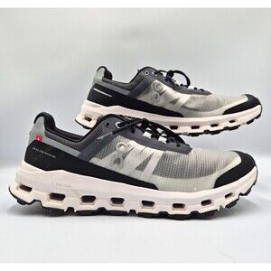 On Running Cloudvista Womens Size 9 Light Grey Black Trail Running Shoes 64.9805